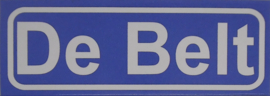 Koelkastmagneet plaatsnaambord De Belt