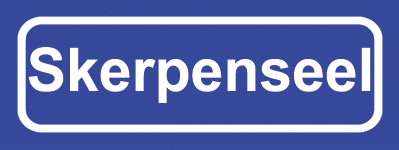 Koelkastmagneet plaatsnaambord Skerpenseel