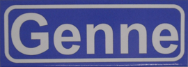Koelkastmagneet plaatsnaambord Genne