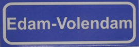 Koelkastmagneet plaatsnaambord Edam-Volendam