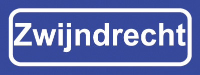 Koelkastmagneet plaatsnaambord Zwijndrecht