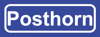 Koelkastmagneet plaatsnaambord Posthorn