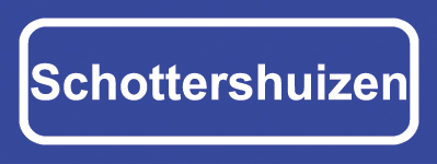 Koelkastmagneet plaatsnaambord Schottershuizen