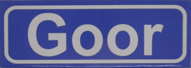 Koelkastmagneet plaatsnaambord Goor