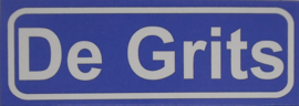 Koelkastmagneet plaatsnaambord De Grits