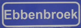 Koelkastmagneet plaatsnaambord Ebbenbroek