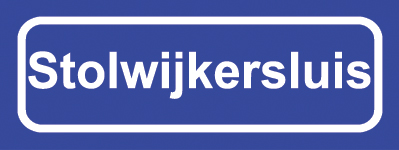 Koelkastmagneet plaatsnaambord Stolwijkersluis