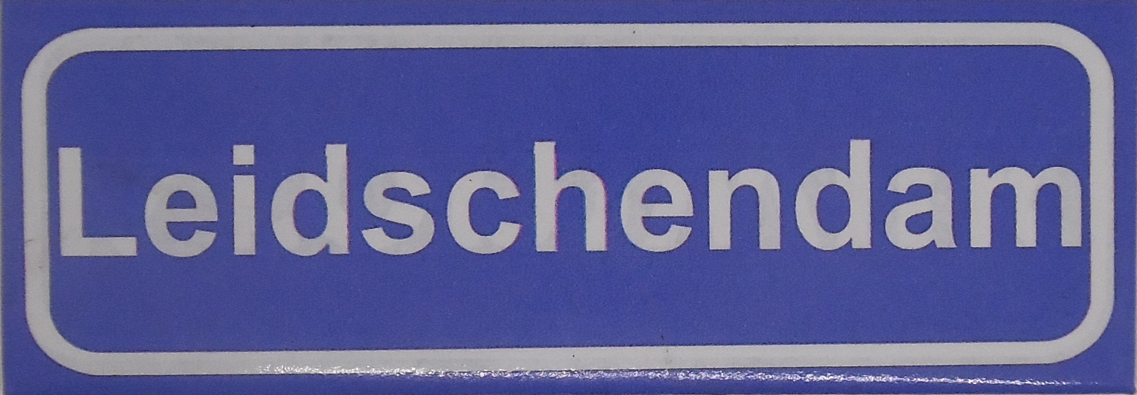 Koelkastmagneet plaatsnaambord Leidschendam