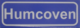 Koelkastmagneet plaatsnaambord Humcoven
