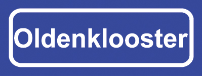 Koelkastmagneet plaatsnaambord Oldenklooster
