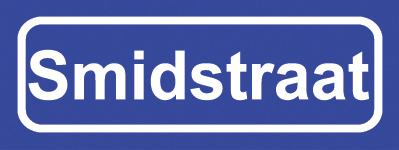 Koelkastmagneet plaatsnaambord Smidstraat