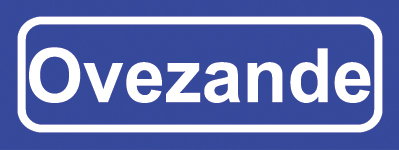 Koelkastmagneet plaatsnaambord Ovezande