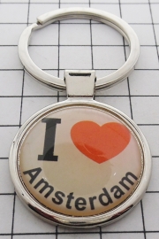 SLE001 Sleutelhanger I love Amsterdam