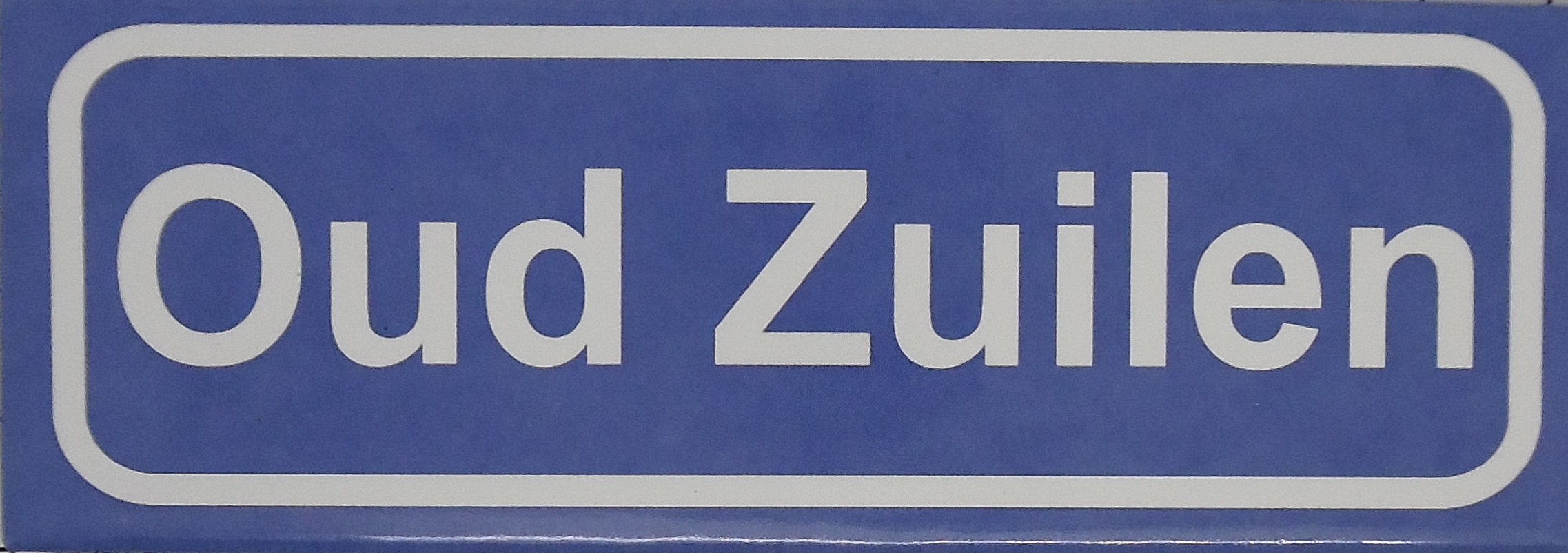 Koelkastmagneet plaatsnaambord Oud Zuilen