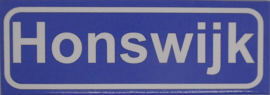 Koelkastmagneet plaatsnaambord Honswijk