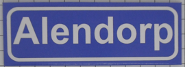 Koelkastmagneet plaatsnaambord Alendorp