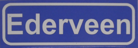 Koelkastmagneet plaatsnaambord Ederveen