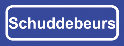 Koelkastmagneet plaatsnaambord Schuddebeurs