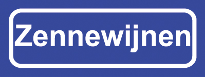 Koelkastmagneet plaatsnaambord Zennewijnen