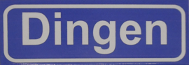 Koelkastmagneet plaatsnaambord Dingen