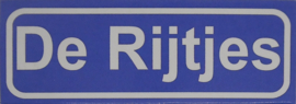 Koelkastmagneet plaatsnaambord De Rijtjes