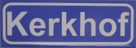 Koelkastmagneet plaatsnaambord Kerkhof