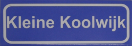 Koelkastmagneet plaatsnaambord Kleine Koolwijk