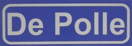 Koelkastmagneet plaatsnaambord De Polle