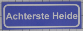 Koelkastmagneet plaatsnaambord Achterste Heide