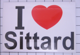 koelkastmagneet I ♥ Sittard N_LI4.001