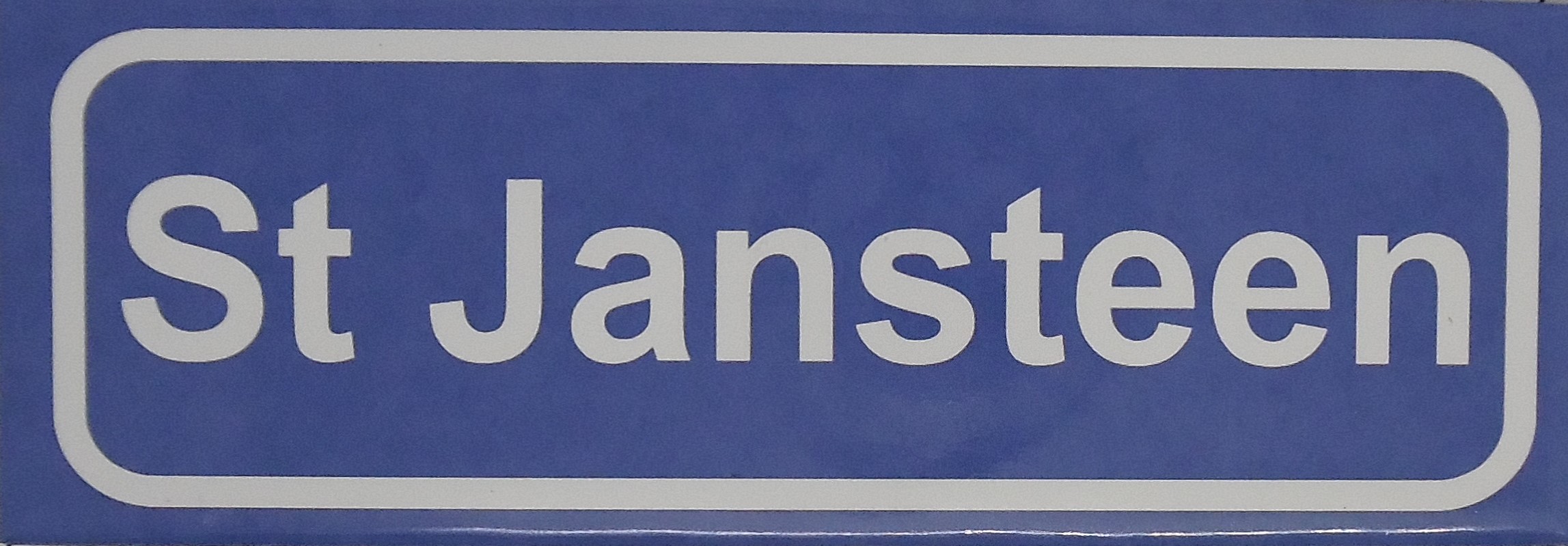 Koelkastmagneet plaatsnaambord St Jansteen