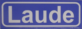 Koelkastmagneet plaatsnaambord Laude