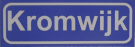 Koelkastmagneet plaatsnaambord Kromwijk