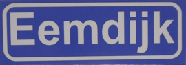 Koelkastmagneet plaatsnaambord Eemdijk