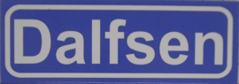 Koelkastmagneet plaatsnaambord Dalfsen