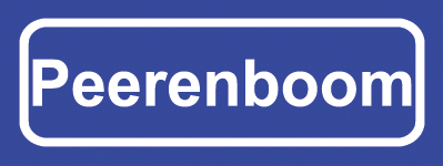 Koelkastmagneet plaatsnaambord Peerenboom