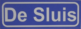 Koelkastmagneet plaatsnaambord De Sluis