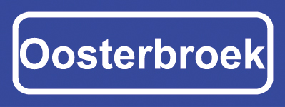 Koelkastmagneet plaatsnaambord Oosterbroek