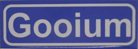 Koelkastmagneet plaatsnaambord Gooium