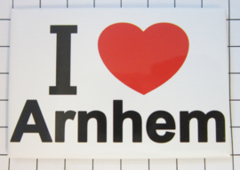 koelkastmagneet I ♥ Arnhem N_GE2.001