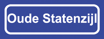 Koelkastmagneet plaatsnaambord Oude Statenzijl