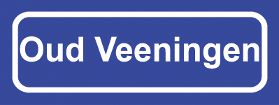 Koelkastmagneet plaatsnaambord Oud Veeningen