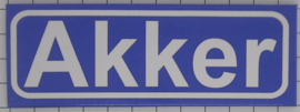 Koelkastmagneet plaatsnaambord Akker