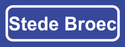 Koelkastmagneet plaatsnaambord Stede Broec