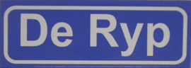 Koelkastmagneet plaatsnaambord De Ryp