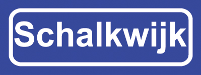 Koelkastmagneet plaatsnaambord Schalkwijk