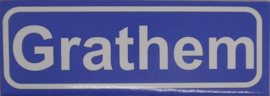 Koelkastmagneet plaatsnaambord Grathem