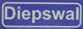 Koelkastmagneet plaatsnaambord Diepswal