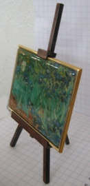 SCH 004 Schildersezeltje 22 cm hoog, Vincent van Gogh, Irissen
