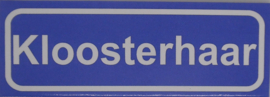 Koelkastmagneet plaatsnaambord Kloosterhaar